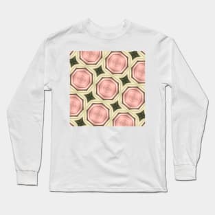 Tile pattern design Long Sleeve T-Shirt